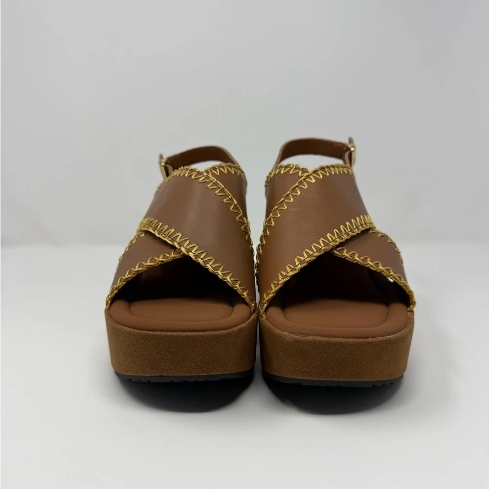 NWOT Naked Feet Tofino Heeled Sandals Size 8.5